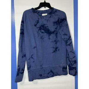 Men's Goodfellow Medium (M) Pullover Long-sleeve T-Shirt - Blue Tie-Dye
